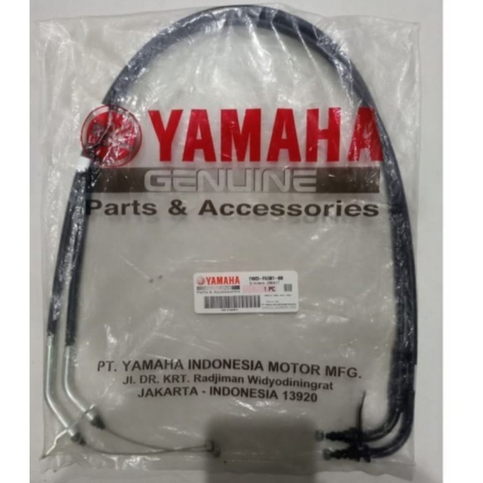 KABEL TALI GAS R25 R 25 ASLI  ORI YAMAHA 1WD F6301 00