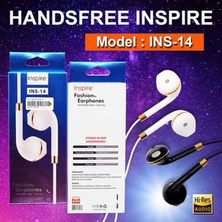 HANDSFREE HEADSET EARPHONE INSPIRE INS-14 MIC ON/OFF