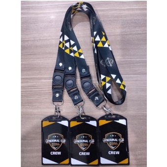 

lanyard custom Cetak Paket Lengkap (LANYARD 2cm, ID CARD, FRAME Card)