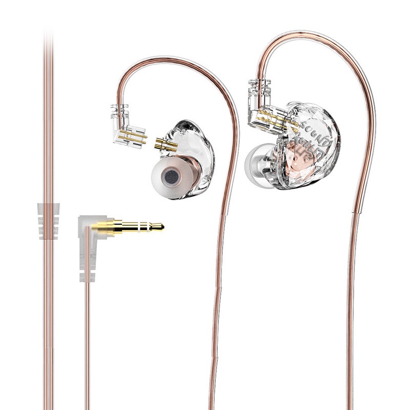 Bl03 Pro X Earphone In ear HIFI Heavy Bass Dinamis Dengan Kabel Upgrade Bisa Dilepas Untuk DJ / Musik