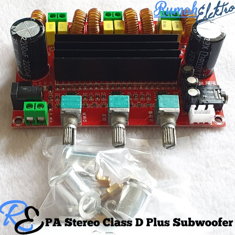 KIT PA Stereo Class D Plus Subwoofer