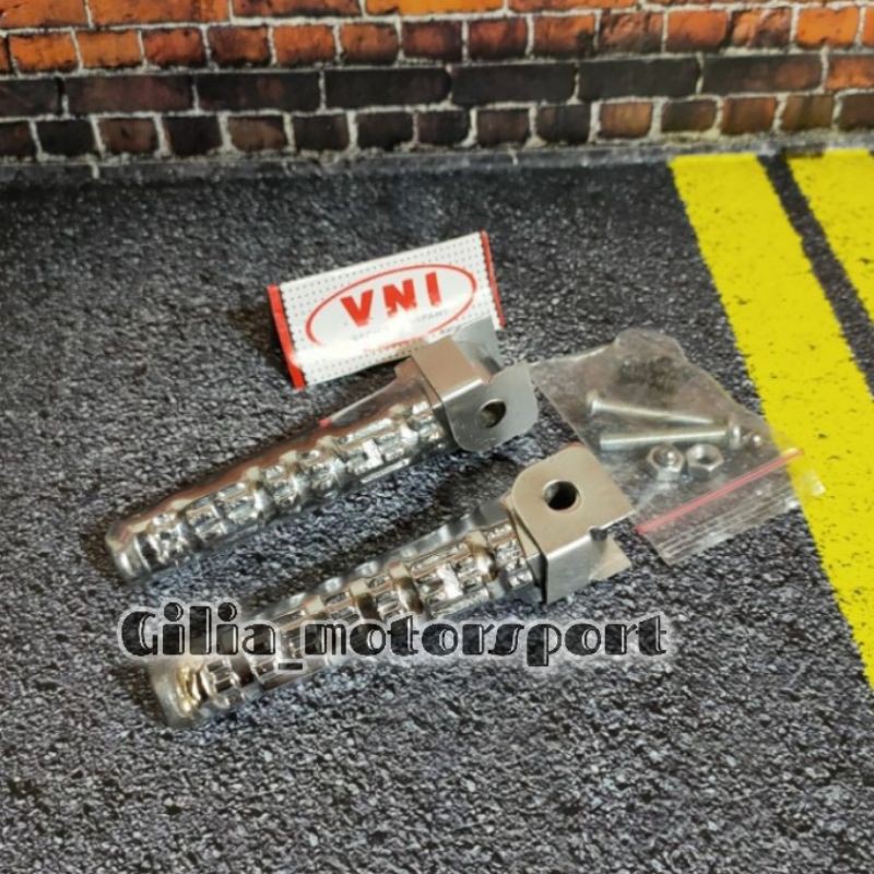 foot Step Belakang Vixion Warna Dan Crome Babet Cnc Import Lokal Universal