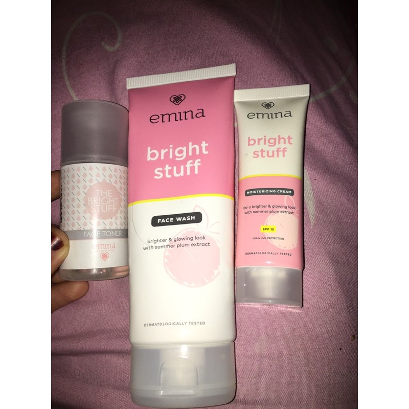 Preloved skincare emina bright stuff