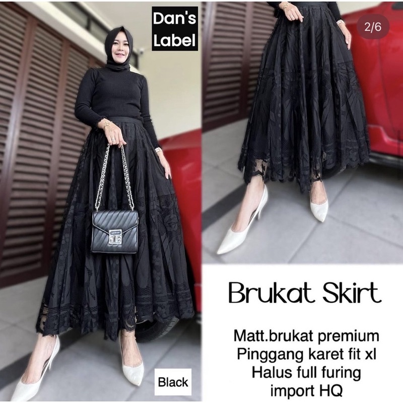 rok tutu brukat import