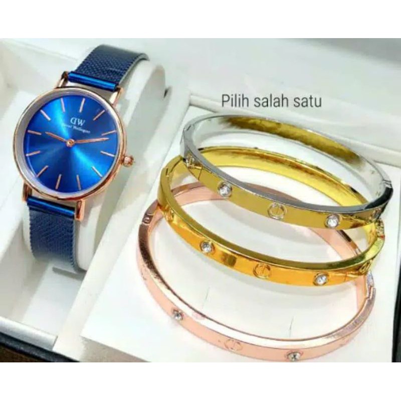 jam tangan terbaru Dw pasir free gelang d.3,2cm. 105rb