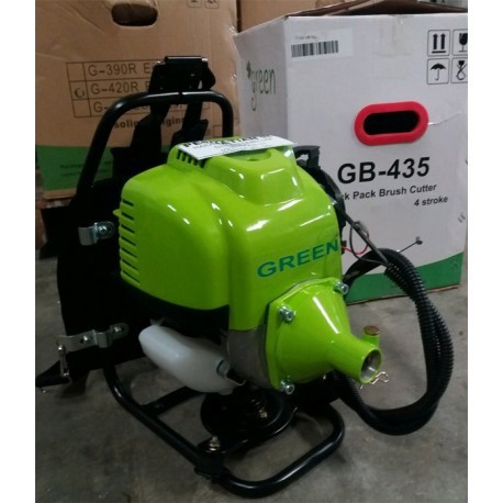 Mesin Potong Rumput Backpack Brush Cutter Pemotong Rumput 4tak Green