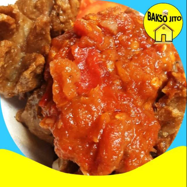 

Bakso Kecil Frozen Sambal Penyet isi 14 pcs plus Sambal Penyet, Bakso Jito, Halal