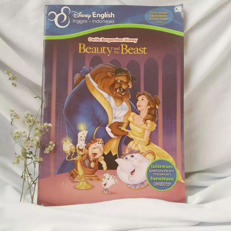 Jual Beauty And The Beast Cerita Bergambar Disney Original Bekas ...