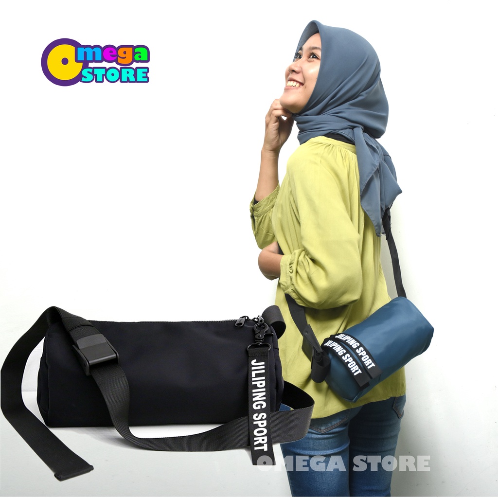 Tas Selempang Pria Wanita Sling Bag Duffle Tas Travel Bag Unisex Tas Olahraga Tas Kekinian Trendy - 199