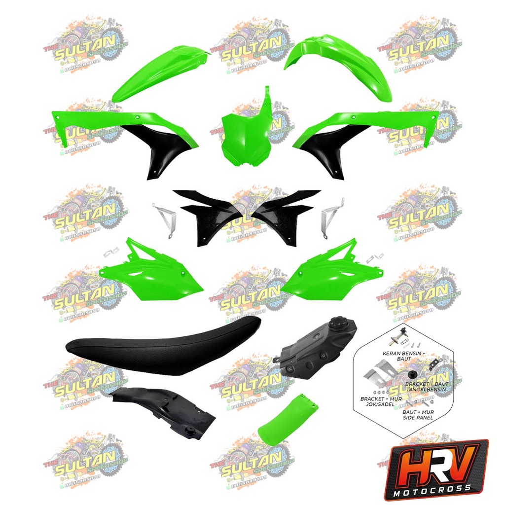 BODY FULL SET KXF 250 / 450 ZHIRO PNP KLX 150 BF D TRACKER HRV