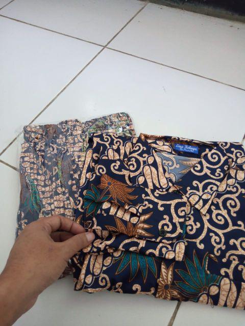 Couplebatik / Sarimbit Motif Kenanga Navy