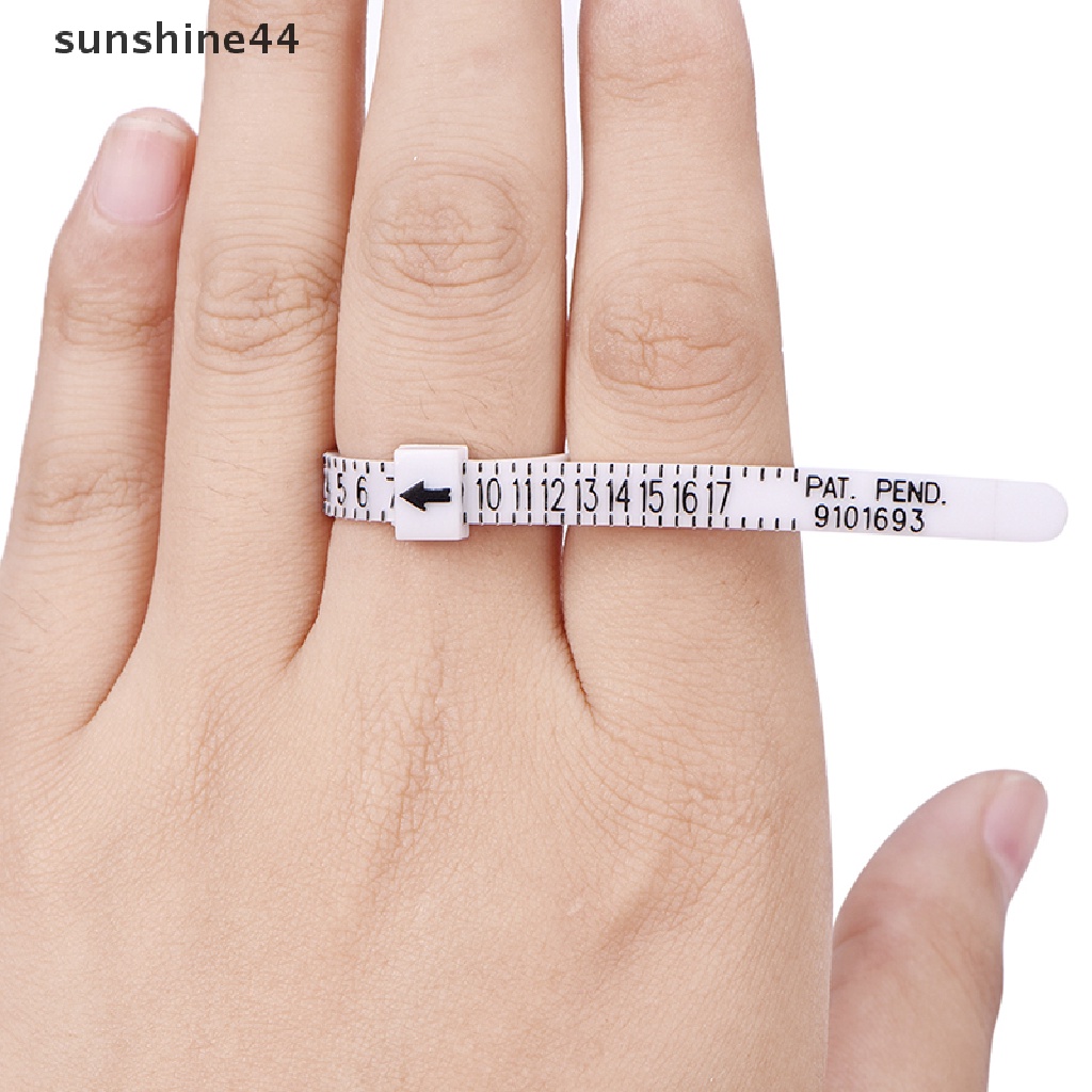 Sunshine Alat Pengukur Jari Tangan Untuk Cincin Pernikahan / Tunangan