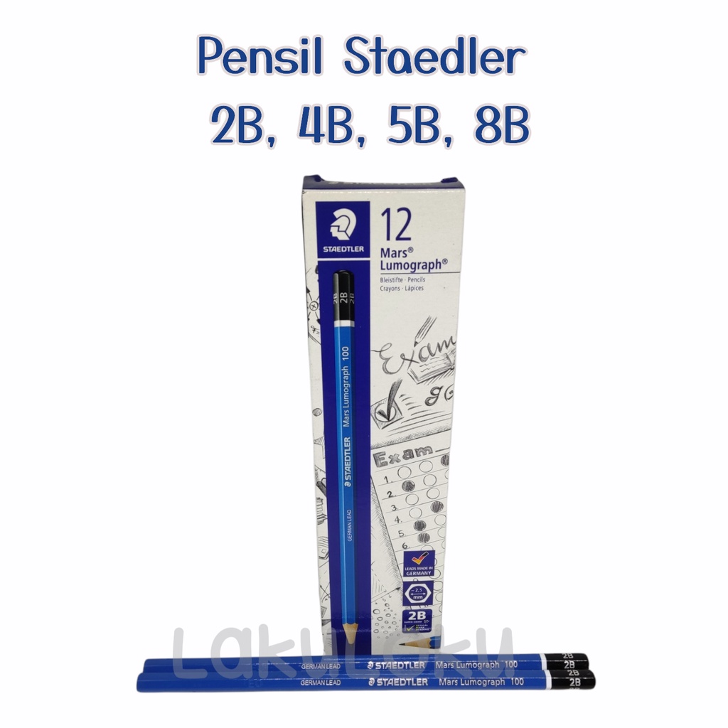 

(1 PCS) Pensil Staedler HB, 2B, 4B, 5B, 8B ORIGINAL