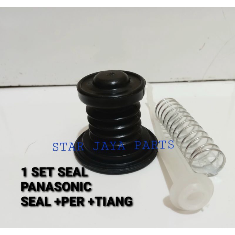 Satu Set Seal Pembuangan Mesin Cuci Polytron, Panasonic, Samsung, Sharp,lg(per+karet)