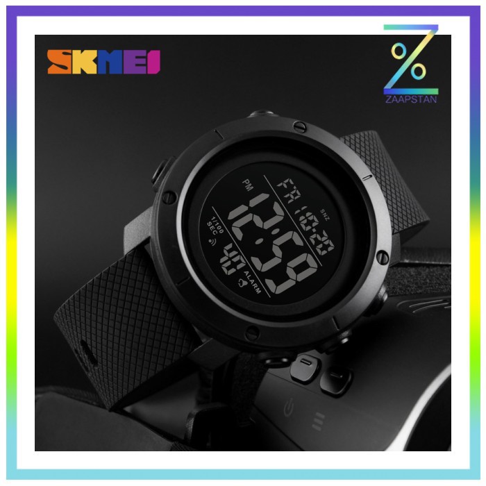 SKMEI Jam Tangan Digital Pria - 1434 - Black/Black