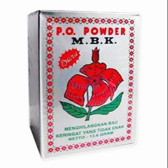Gambar MBK P.O POWDER - Deodorant Bubuk Putih & Silver SACHET