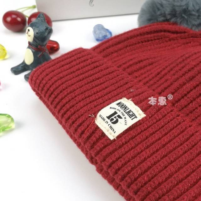 CHUBBI 1 Topi Rajut Anak Bayi Pompom Unisex