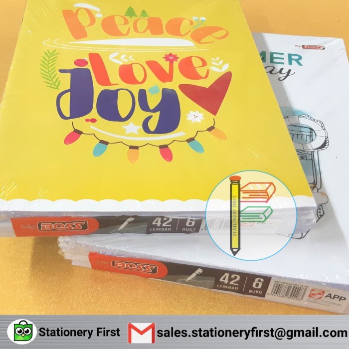 

Buku Tulis Big Boss Campus Maxi 42 Lembar per Pack 6 Buku