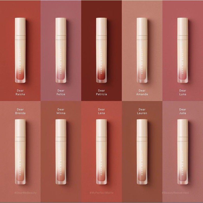 Dear Me Beauty Perfect Matte Lip Coat & Yupi & Sasa & Nissin Wafer Gloss Liquid Crystal Sasha, Sandr