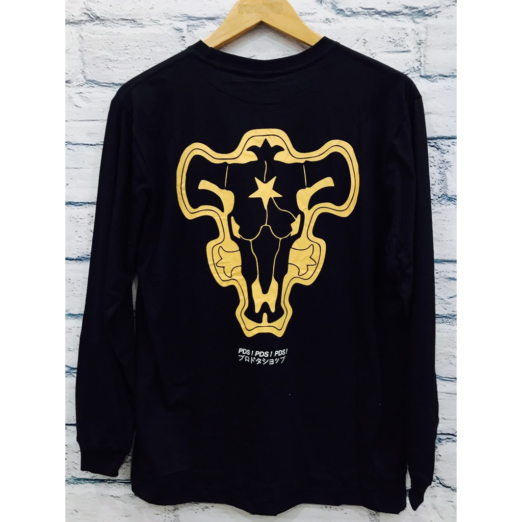 Longsleeve Black Bull Gold Black Clover Asta