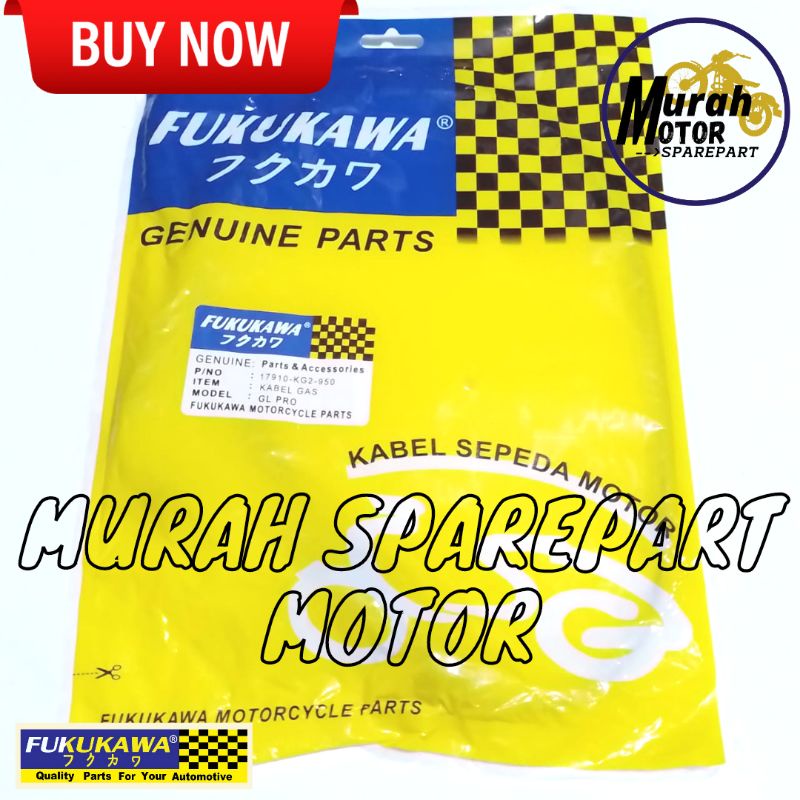 KABEL GAS TALI GAS GL PRO GL MAX FUKUKAWA