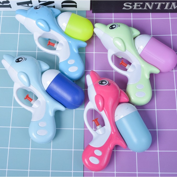 Pistol air Mainan Mandi Ikan Bergerak Dolphin Lumba Lumba Lumba-lumba Baby Bath Toys Anak Bayi