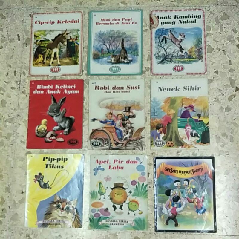 Buku komik pustaka cerita gramedia anak anak