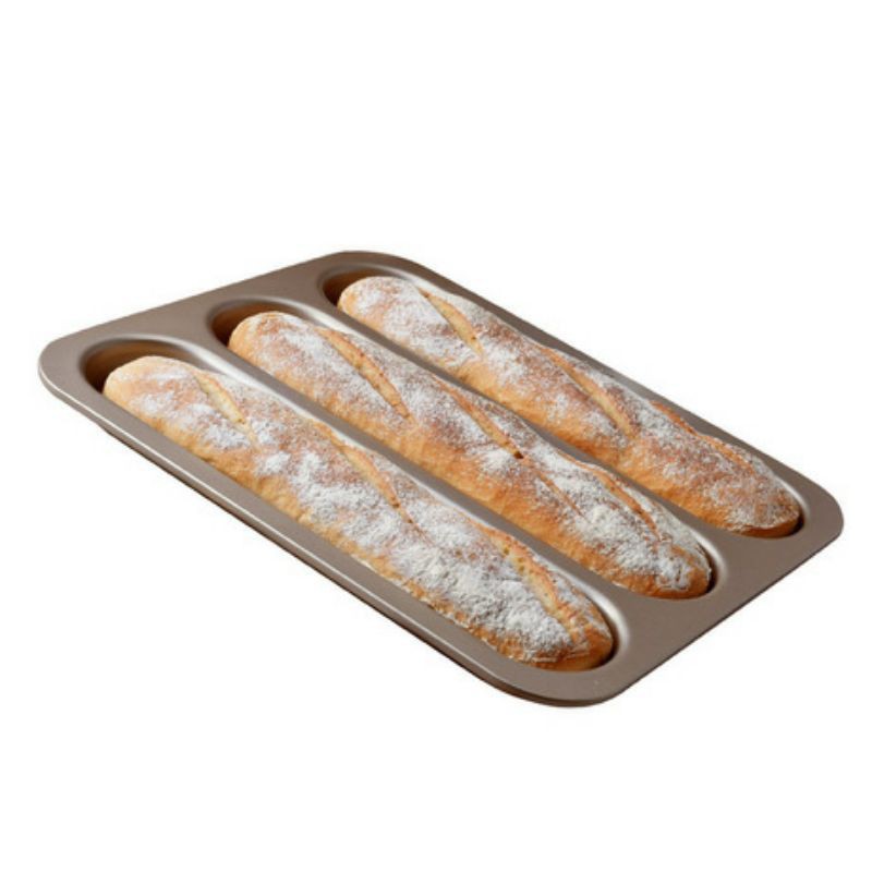 Suncity French Baguette Bake pan / loyang roti / non stick baking pan