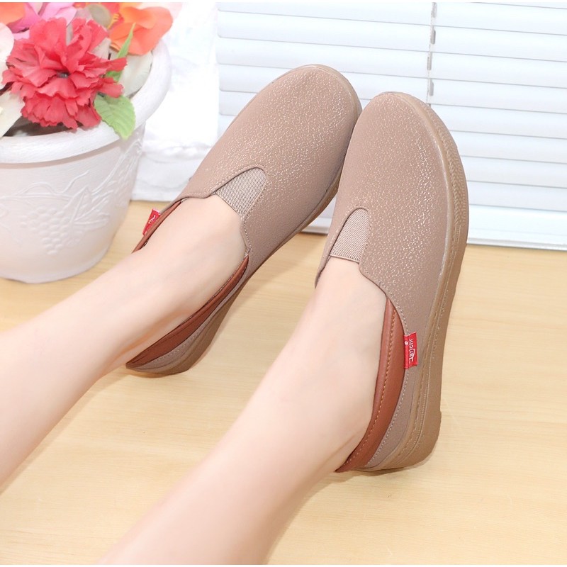 Sepatu Flatshoes Slip On Wanita Perempuan Casul Santai Korean Style FSH302 Cladiva