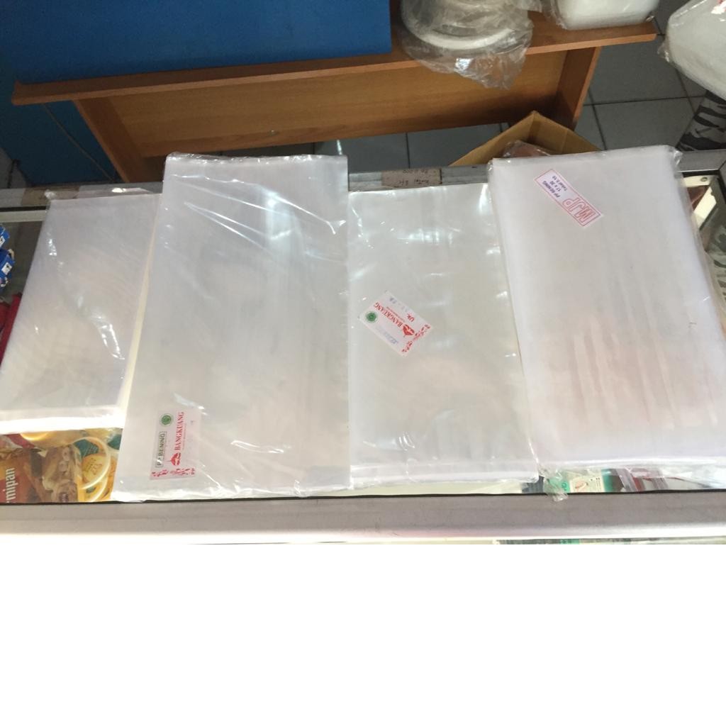 Plastik PP Bening Bengkuang 12x25 20x35 15x30 tebal 0,8 | 17x30 tebal 0,10