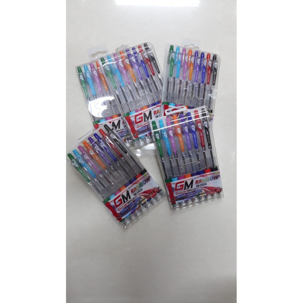 

BOLPEN GEL WARNA GADJAMADA GM818SG