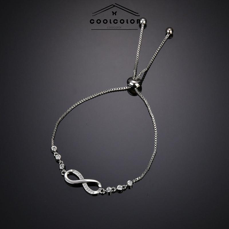 COD❤️Gelang Titanium Korea Perak Emas Wanita Tahan Karat Dan Pudar Aksesoris Mewah Fashion Import Murah