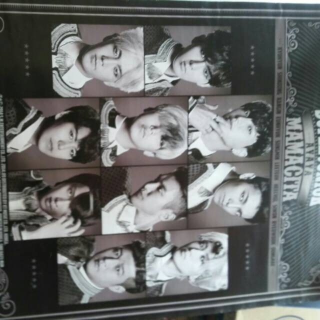 POSTER OFFICIAL SUPER JUNIOR MAMACITA