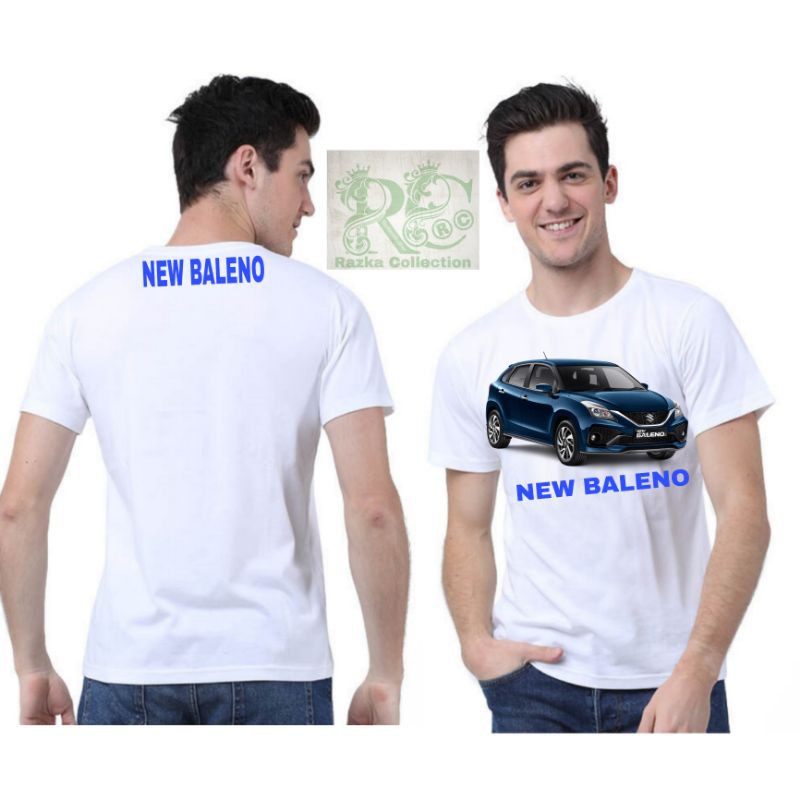 Baju Kaos Mobil Suzuki baleno / kaos otomotif mobil baleno terbaru