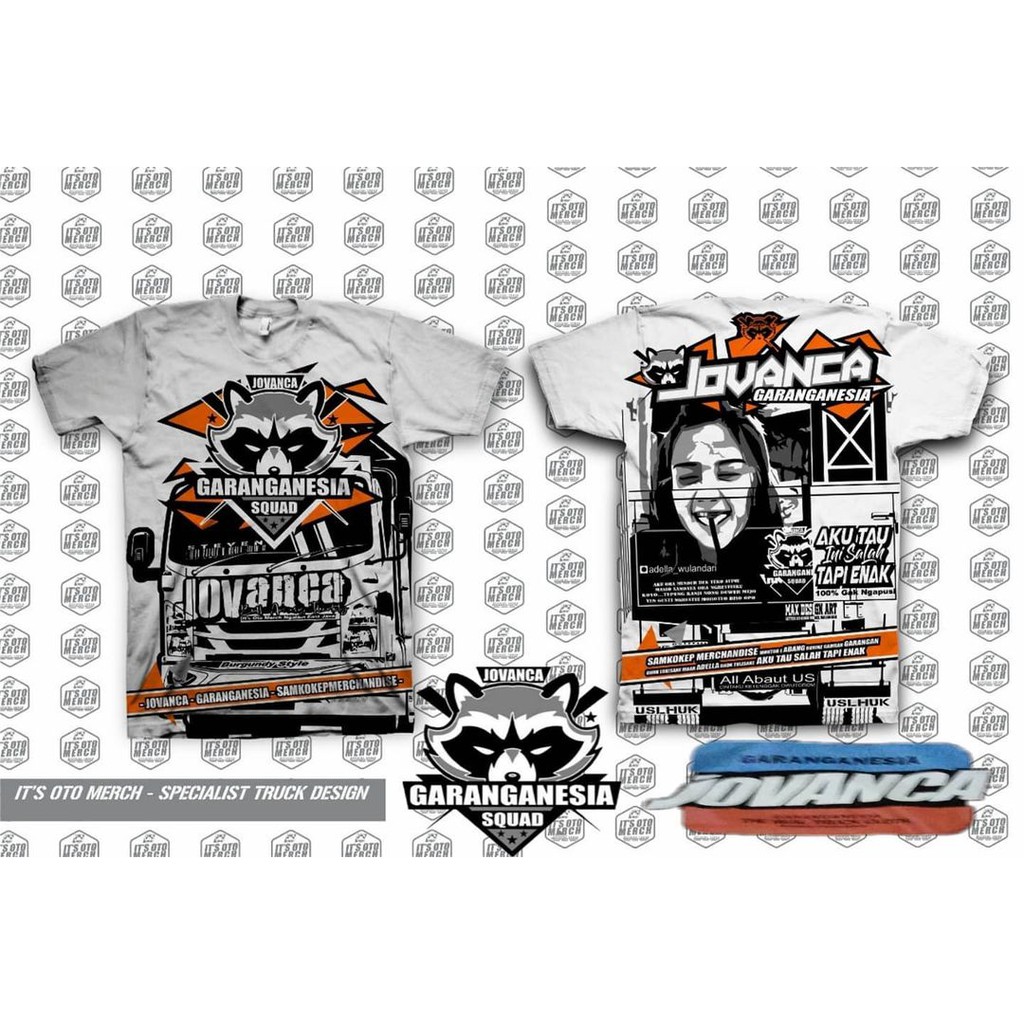 Kaos Truk JOvanca Garanganesia Original Product Terbaru dan Terlaris