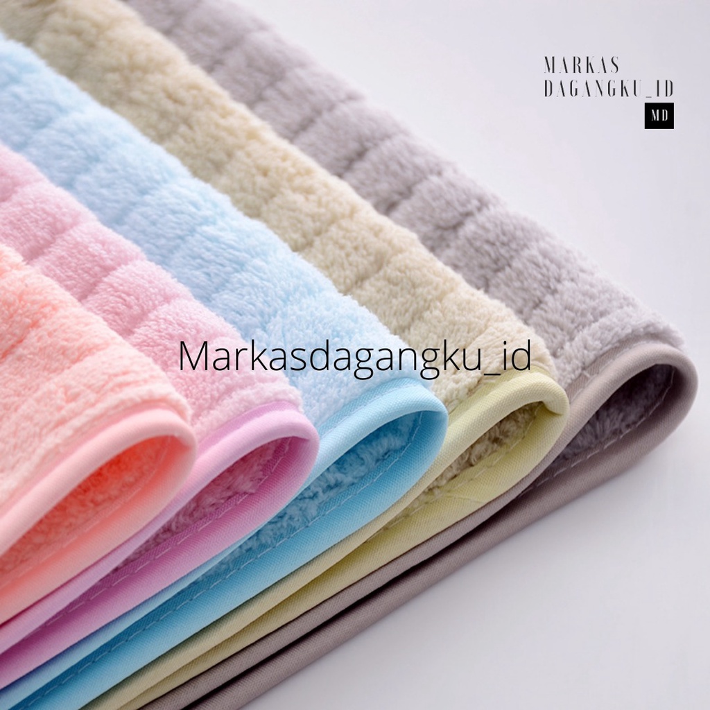 Handuk Mandi Dewasa Quick Dry Microfiber Bermotif Soft Classy 70x140 Premium Quality