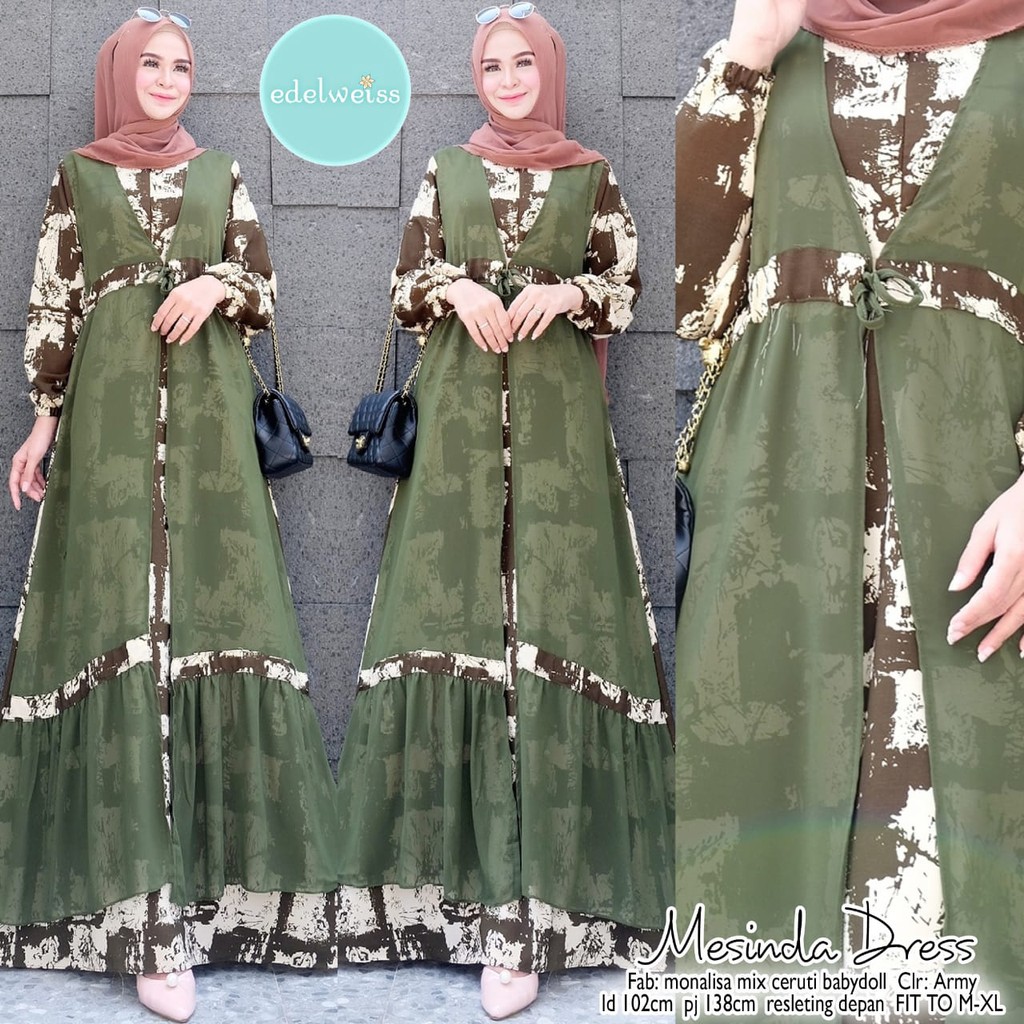 Dress Muslim Gamis Mesinda Dress by Edelweiss