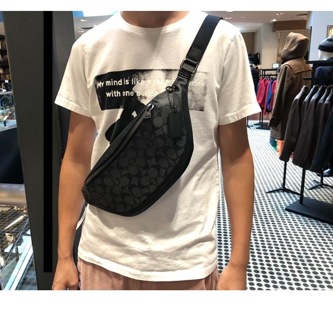 Terbaru.. Coach Waistbag Tas kurir pria Tas pinggang Pria TAS COACH