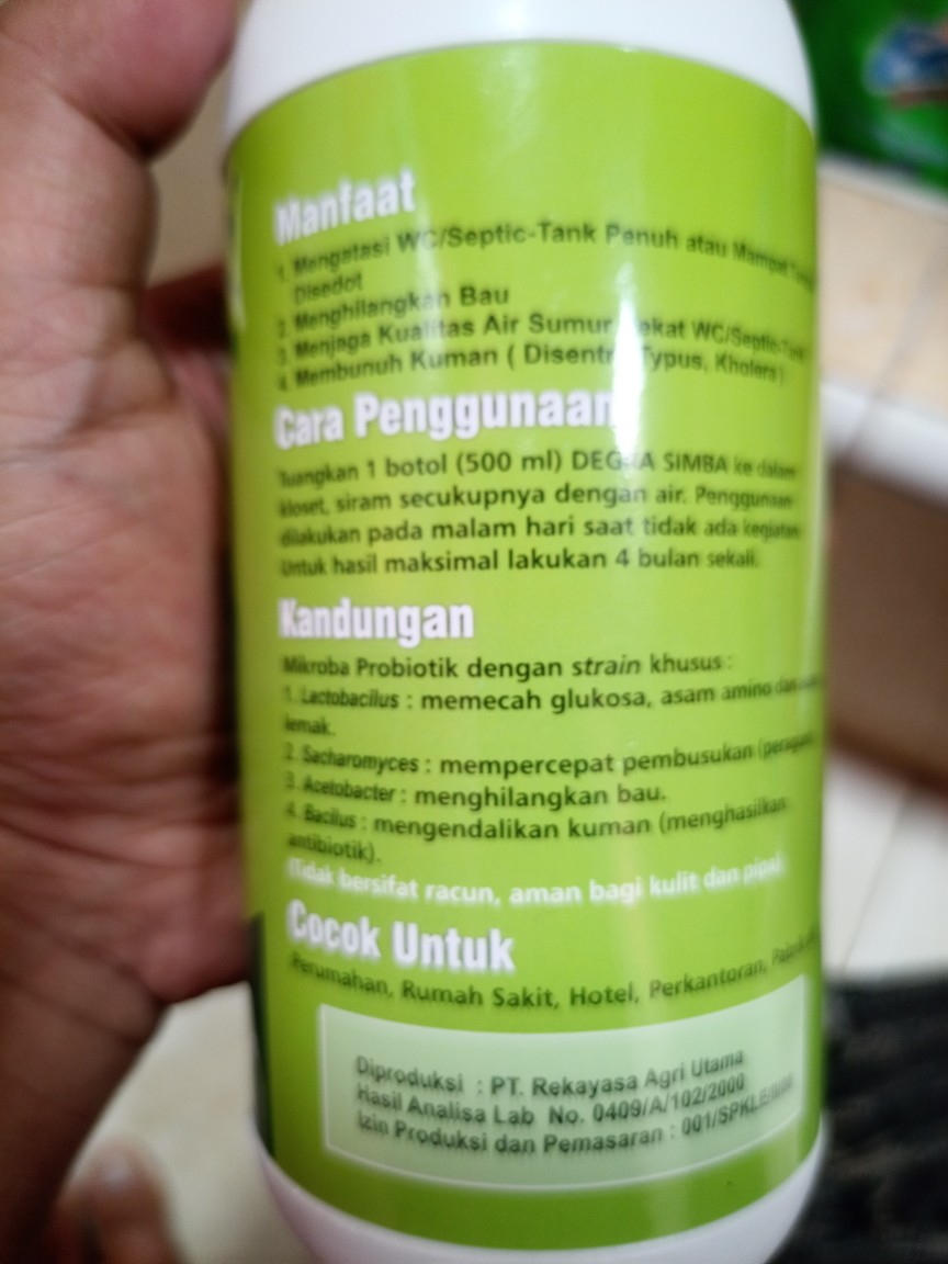 Degra Simba Solusi Wc Mampet / Penuh
