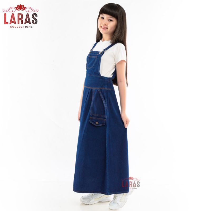 Toball- Overoll Rok Anak Rok jeans anak Warna Navy usia 6-11 tahun kode 8980