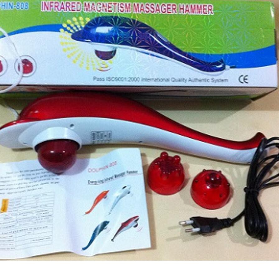 ✔️BEST SELLER☎ - ASLI. TONGKAT Pijat DOLPIN DC808 Infrared Bergetar | DOLPHIN Alat Pijat Lumba - Lu