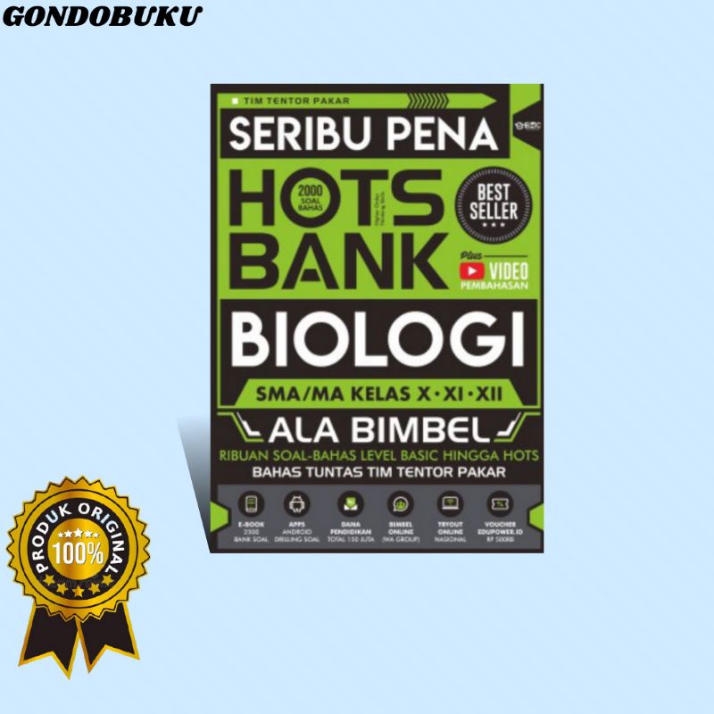 BIOLOGI SMA SERIBU PENA HOT BANK