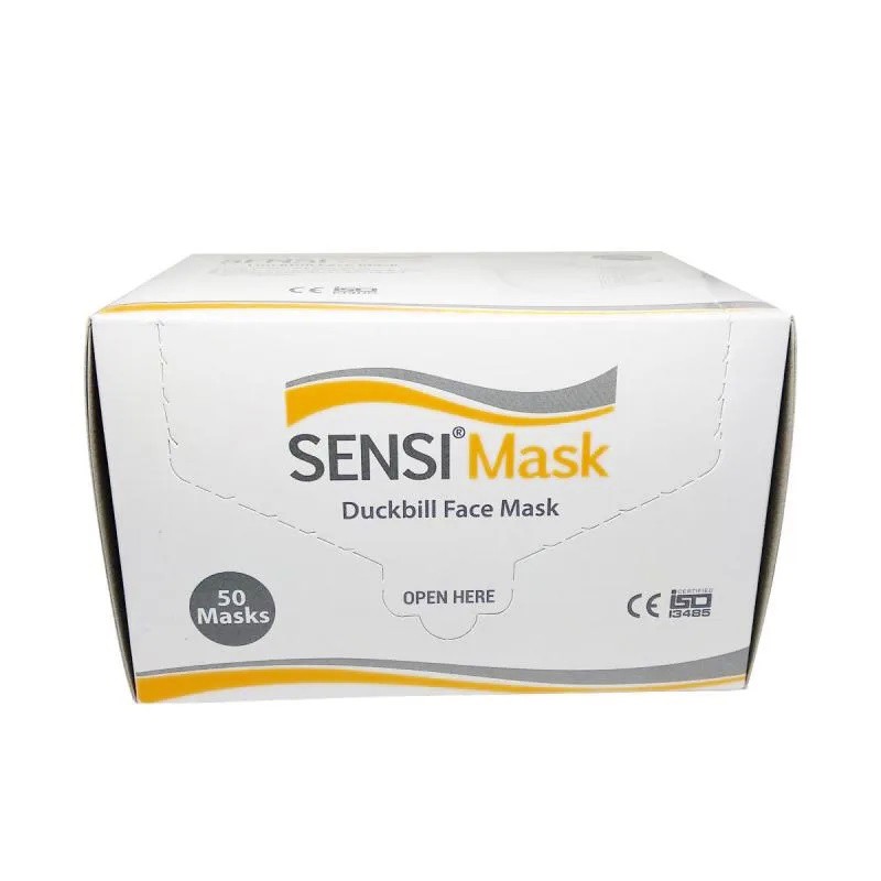 Masker 3 Ply Sensi Mask DuckBill Face Mask Premium isi 50