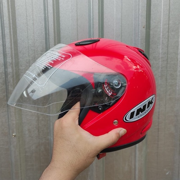 Helm Centro INK KW + Kaca dewasa pria wanita SNI
