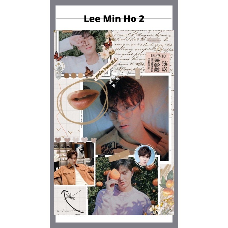 Sticker Aktor Drama Korea Lee Min Ho Aesthetic murah