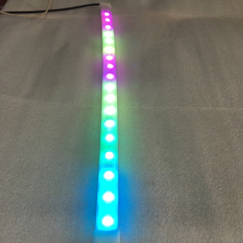 Lampu led strip fleksibel 30cm 60cm rgb running new strobo 5050-36led 12Volt