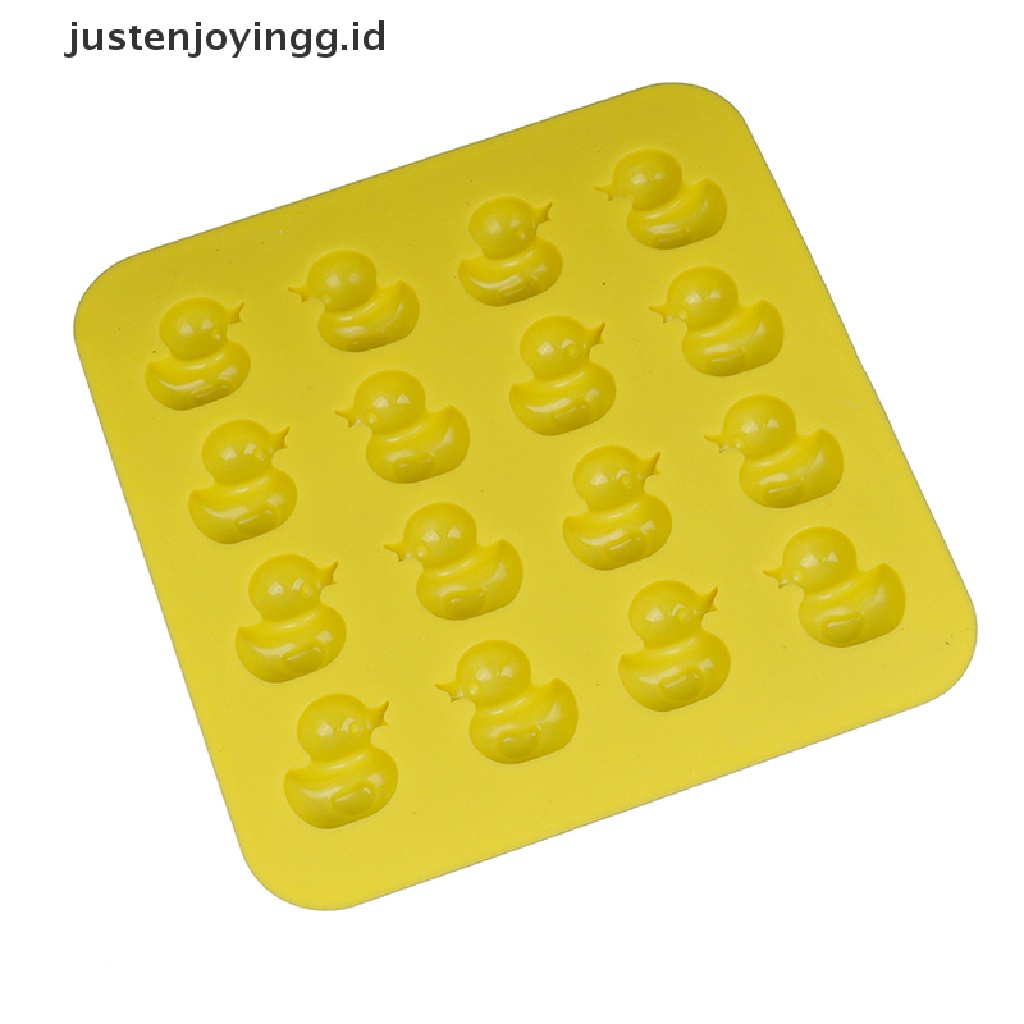 // justenjoyingg.id // Cute Duck Silicone Mold DIY Chocolate Ice Biscuit Candy Moulds ~