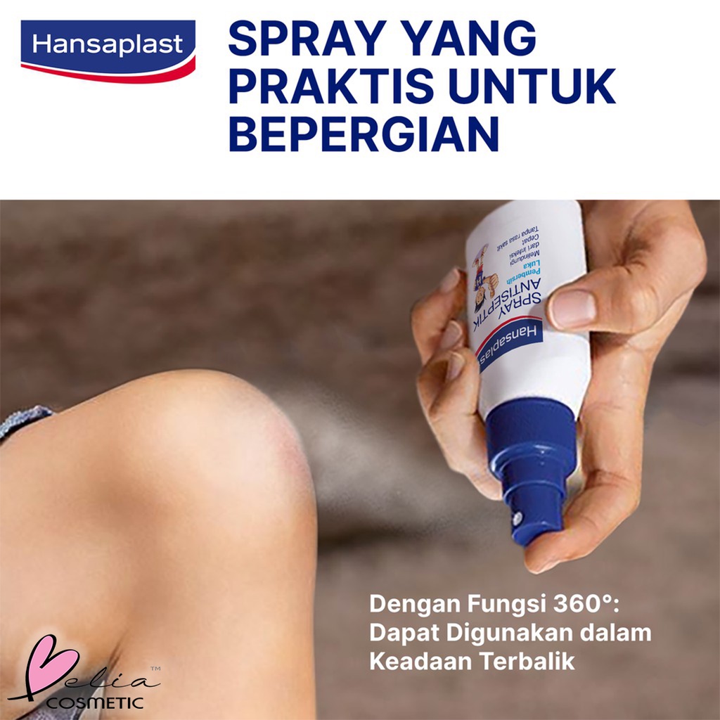 ❤ BELIA ❤ HANSAPLAST Spray Antiseptik 40ml | Pembersih Luka | Wound Spray Antiseptic | BPOM