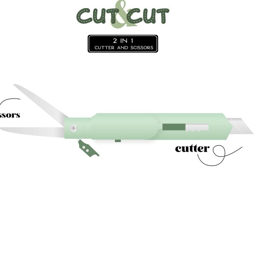 

팝 Paperie Lab - Cut & Cut 2in1 Cutter and Scissors Recomend