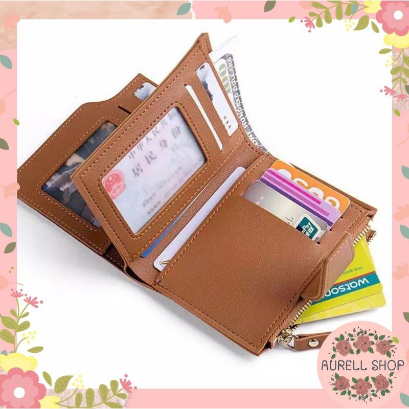 [ COD ] Dompet Lipat Wanita Import Fashion Korea / Dompet Mini Wanita / Dompet Pendek Wanita-3